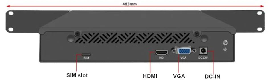 Topton 1U Rack Mini PC 2x10G SFP+ 4x i226-V 2.5G Intel i3-N305 N150 DDR5 mSATA Network Router Server Firewall Appliance AES-NI
