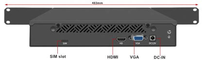 Topton 1U Rack Mini PC 2x10G SFP+ 4x i226-V 2.5G Intel i3-N305 N150 DDR5 mSATA Network Router Server Firewall Appliance AES-NI