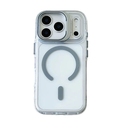 Flip Camera Lens Holder For Magnetic Magsafe Case For iPhone 17Pro 16 16Pro 17 17Pro max Transparent Protective Phone Cover
