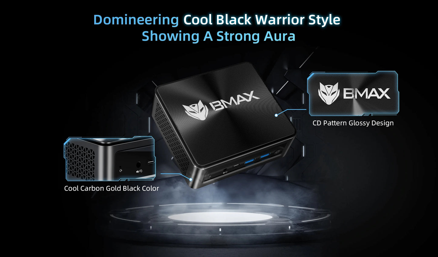 BMAX B9 Power Mini PC with Intel i9-12900HK 14-Core, 24GB DDR5 1TB NVMe SSD, Windows 11, Iris Xe Graphics, Dual 4K, WiFi 6