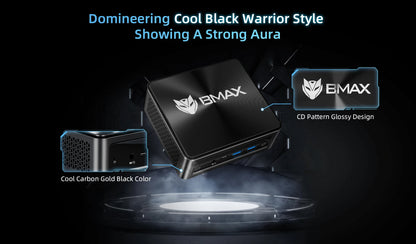 BMAX B9 Power Mini PC with Intel i9-12900HK 14-Core, 24GB DDR5 1TB NVMe SSD, Windows 11, Iris Xe Graphics, Dual 4K, WiFi 6