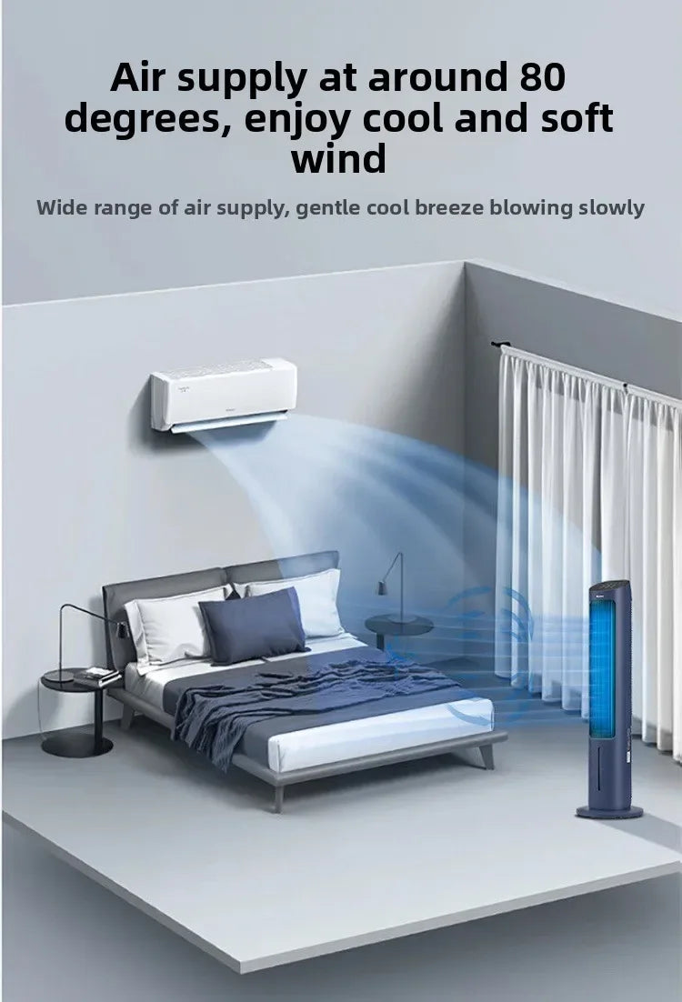 220V Gree Air Cooler Portable Cooling Fan for Home Bedroom Office Energy Saving QDW
