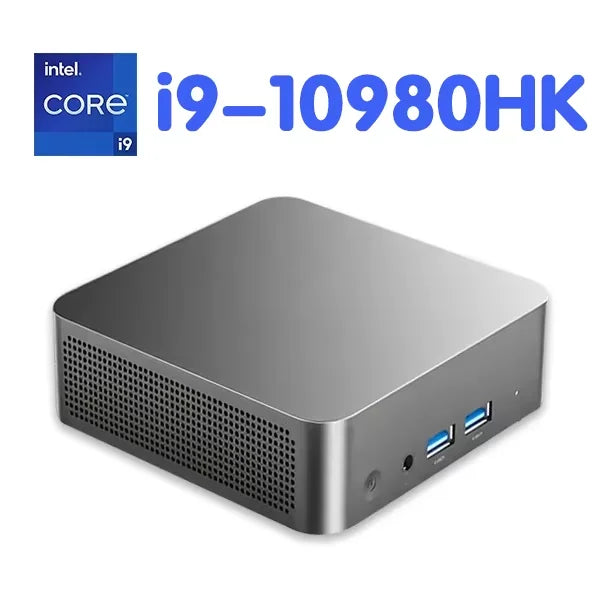 Intel Core i9 10980HK Gaming Mini PC Windows 11 Pro 16GB DDR4 1TB 2TB M.2 SSD UHD Graphics 1000Mbps Ethernet i9 Mini PC Computer