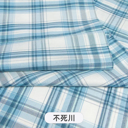 Plaid Fabric By The Meter for Japanese Jk Uniform Skirts Clothing Hair Band Clothes Pillowcases DIY Sewing Textile Anti Wrinkle