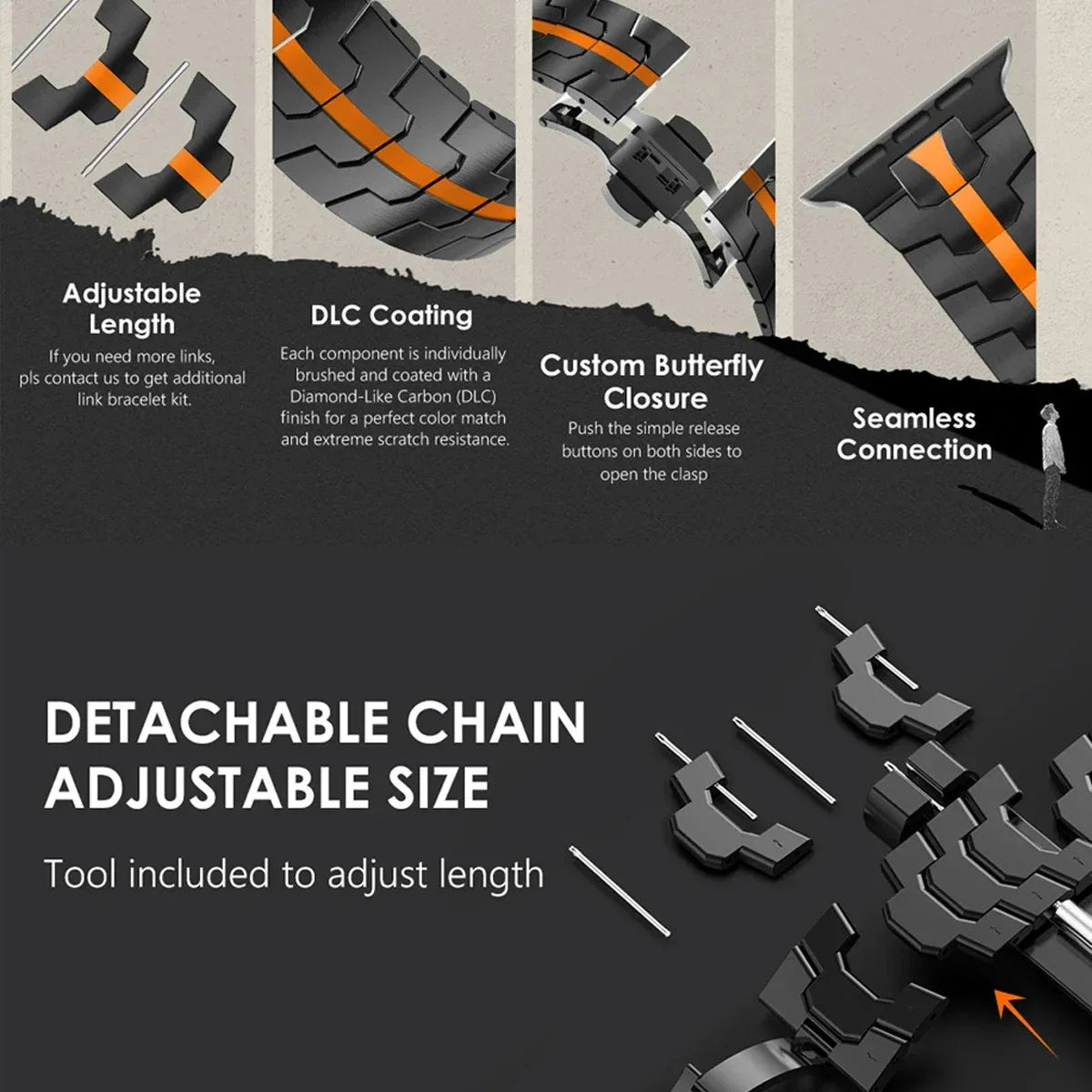 Steel Strap for Huami Amazfit T-rex 3/2 Trex Pro Metal Watch Band for Amazfit T-Rex Ultra Butterfly clasp Smartwatch Accessories