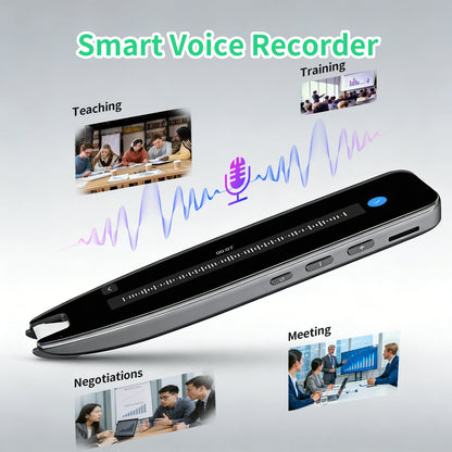 Scan Translator Pen, Dyslexia Tools, Language Translator Device, Text to Speech Reading Pen , 142 Online/10 Offline Languages