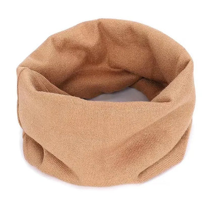 New Cashmere Winter Scarf for Baby Boys Girls Kids Knitted Scarves Unisex Elastic Mufflers Children Autumn Crochet Baby Scarf