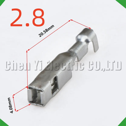 50 Pcs 1.5 2.8 mm Male or Female wire Crimp Pins For 211CC3S2120 211CL3S2160 211CC2S4160 211CL2S2160 Automotive Connectors