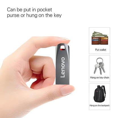 Lenovo 2TB High Speed 3.2 USB Flash Drive 1TB Pen Drive 512GB Usb Stick Pendrive 128GB Flash Disk For IPhone SmartPhone