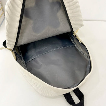 Black Grey White Red Versatile Backpack High Quality Large Capacity Waterproof Travel Bag Washable Nylon Computer Bag Unisex