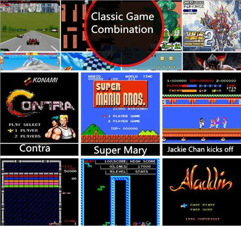 Coolbaby RS 37 red and white game console family game console for NES 8 classic nostalgic for FC video game free game card