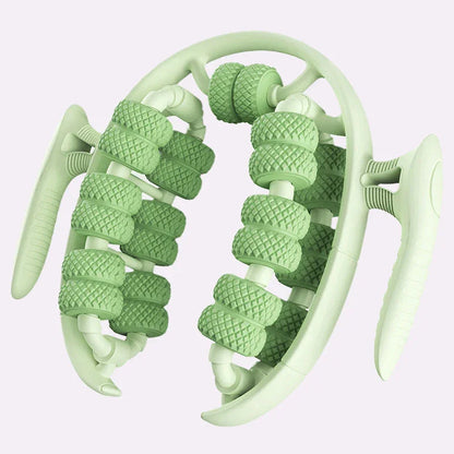1PC Relax Ring Clamp Leg Massager 360°All-Round Massage 26 Wheel Body Massager Relief Fatigue Roller Massage Calf Muscle Relaxer