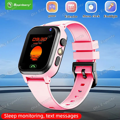 Kids Smart Watch 4G Sim Card 2G Internet SOS LBS Location Call Child SmartWatch Camera Waterproof Watch Phone For Boys Girls