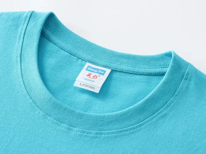 100% pure cotton 2026 high-end brand men's short sleeved round neck top summer fashion luxury pony embroidery top sports T-shirt