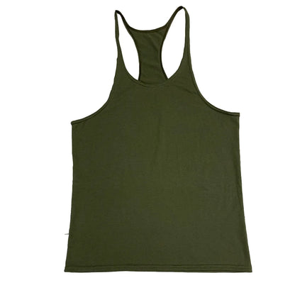 Men's Sports Gym Fitness Tank Top Y Back Fitness Lightweight Shoulder Strap Muscle Fit Tight Fitness Limit T-shirt