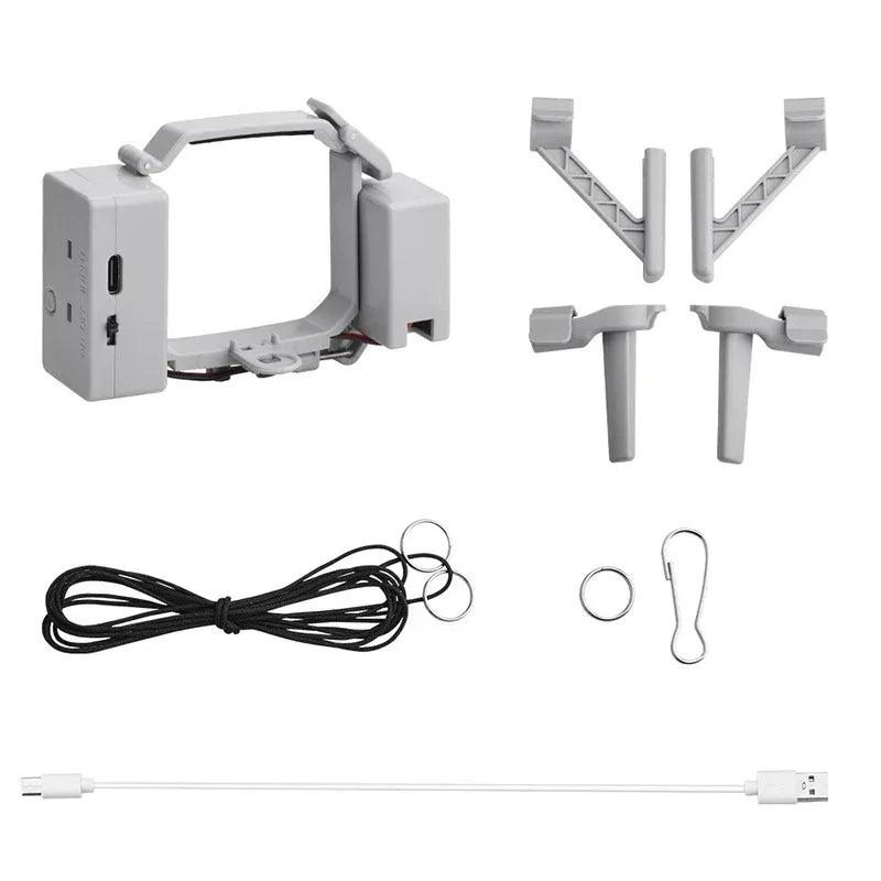 Airdrop System for DJI Mini 4 Pro Quick Release Thrower Casting Bait/Giving Gifts/Emergency Rescue Drone Accessories