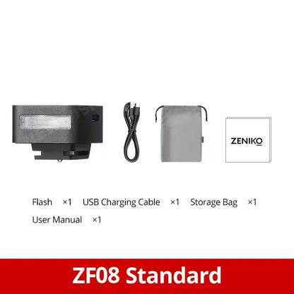 ZENIKO ZF08/ZF04 Mini Camera Flash Speedlite 6500K Universal Hot Shoe Mount for Sony Canon Nikon Olympus DSLR Camera Outdoor