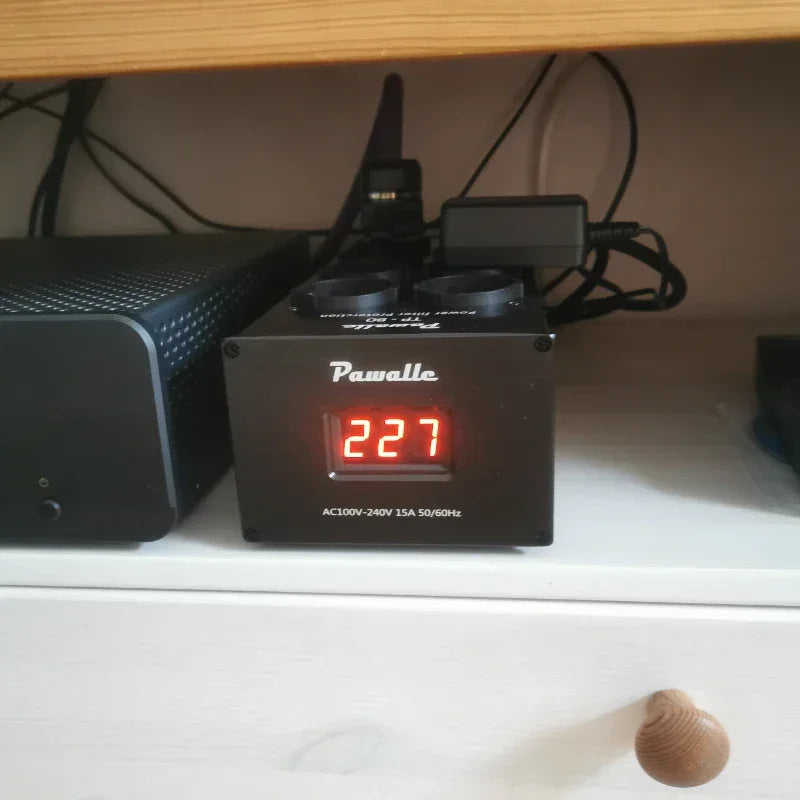 Pawalle Tp80 Audio Noise AC Power Filter Power Conditioner Power Purifier Surge Protection with EU Outlet Power Strip