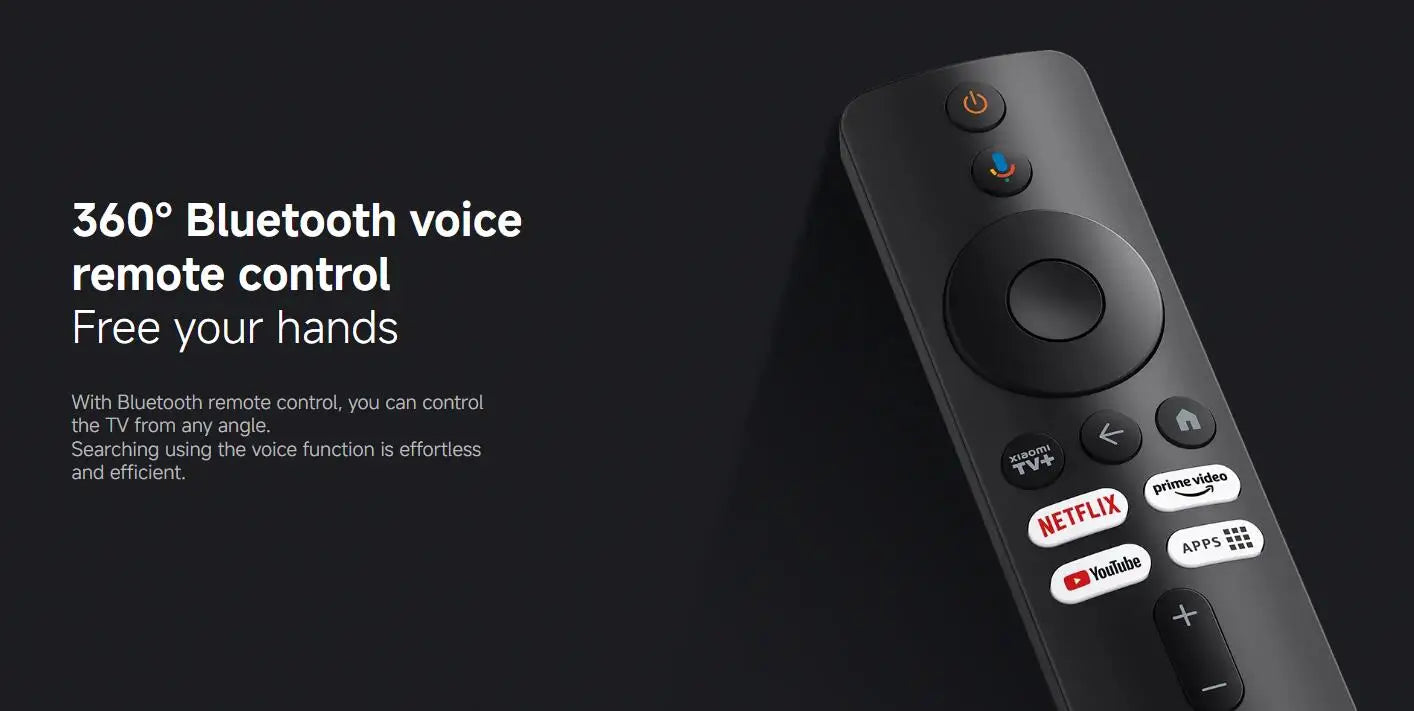 Xiaomi TV Stick 4K 2nd Gen, Portable Streaming Media, Netflix Dual-band WiFi 6 Google Assistant, BT5.2 Smart TV Dongle, 360° Bluetooth Voice Remote Control Google TV