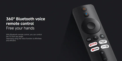 Xiaomi TV Stick 4K 2nd Gen, Portable Streaming Media, Netflix Dual-band WiFi 6 Google Assistant, BT5.2 Smart TV Dongle, 360° Bluetooth Voice Remote Control Google TV