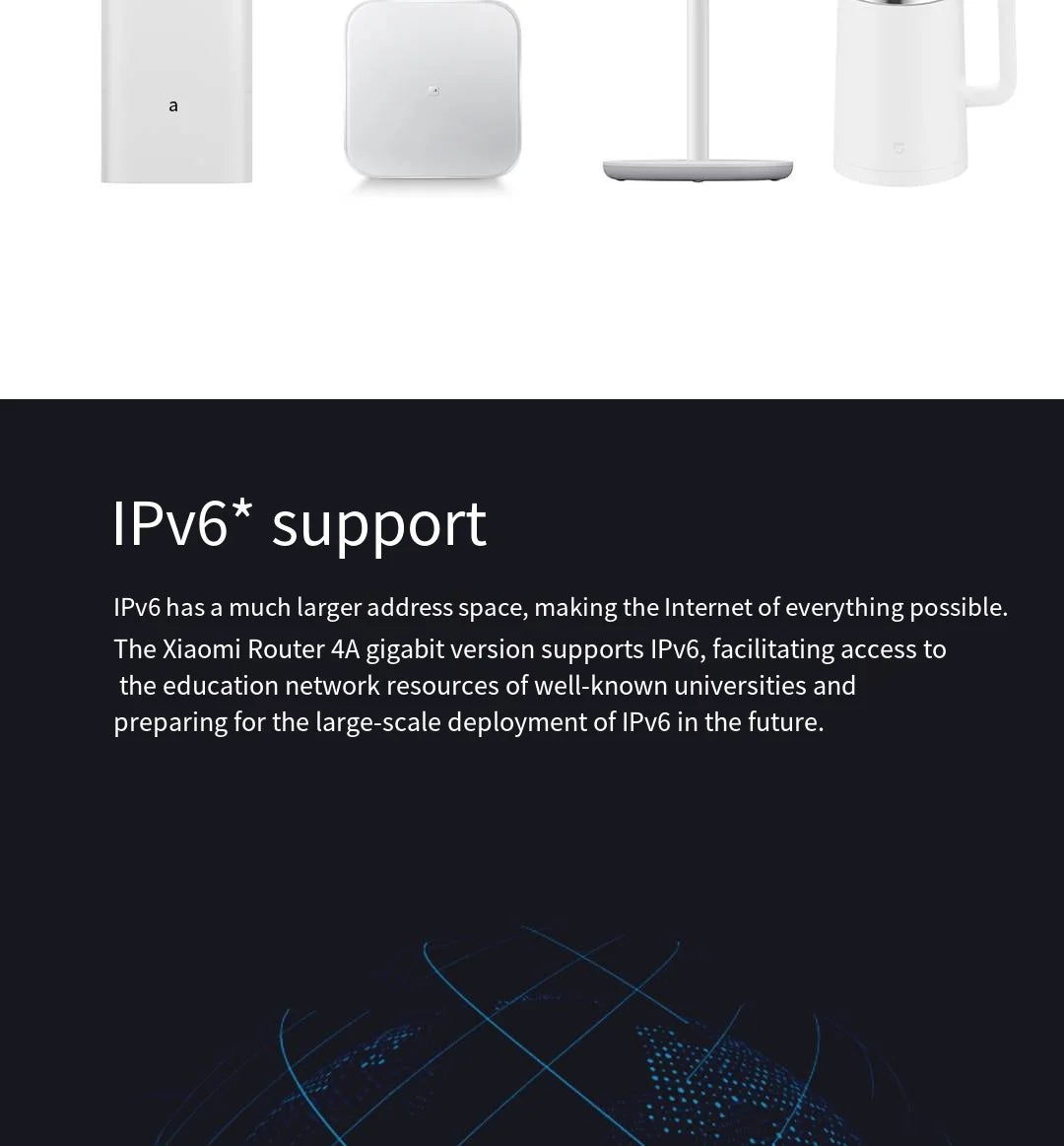 Xiaomi Router 4A Gigabit Edition 1000M 100M 5GHz 2.4GHz WiFi ROM 16MB DDR3 64MB 128MB High Gain 4 Antennas Remote Mi APP Control