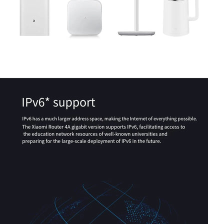 Xiaomi Router 4A Gigabit Edition 1000M 100M 5GHz 2.4GHz WiFi ROM 16MB DDR3 64MB 128MB High Gain 4 Antennas Remote Mi APP Control
