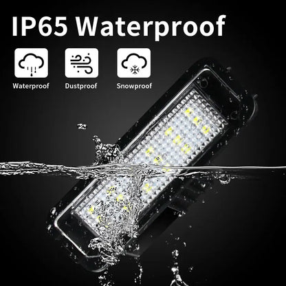 2Pcs For Porsche Cayenne 958 92A 2011 2012 2013 2015 2015 2016 2017 2018 2019 2020 2021 2022 LED Number License Plate Lights