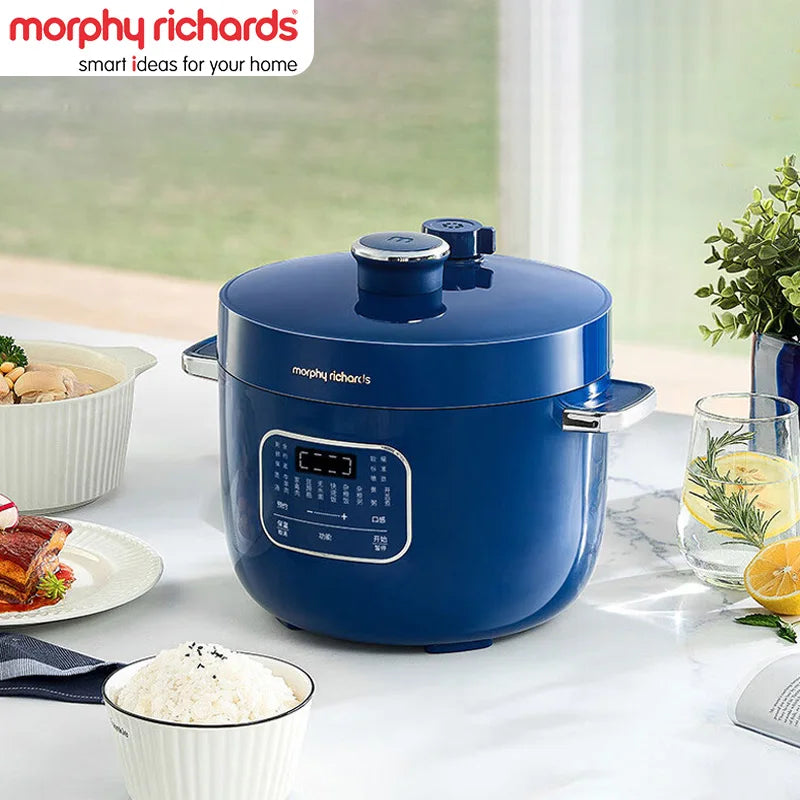 MOPRHY RICHARDS 2.5L Electric Rice Cooker 70Kpa Pressure 220V Multi Cooking Pot Home Appliances 800W Heating Stew Soup Beef