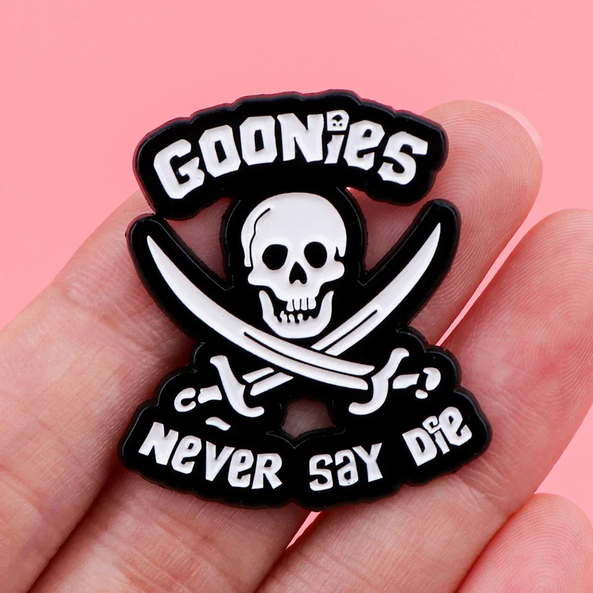 Punk Skeleton Enamel Pin Quotes Brooch Pines Lapel Pins Badge on Backpack Clothing Accessories Gothic Jewelry Halloween Gift