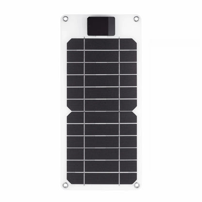 6W Portable Solar Panel Charger 5V USB Output High Efficiency Monocrystalline Solar Phone Charger for Mobile Power Bank Outdoor