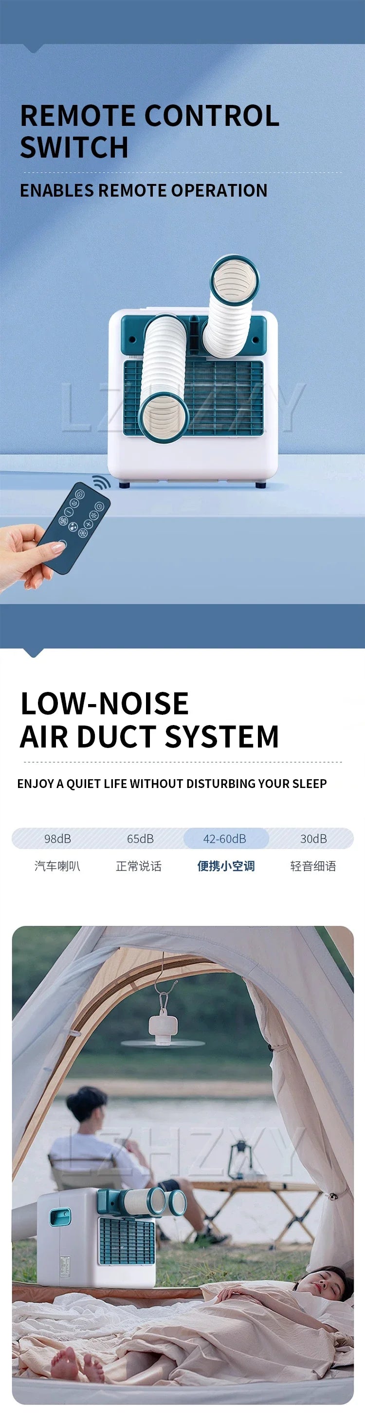 Outdoor Mobile Air Conditioning Refrigeration All in One No Installation Required Truck Mounted AC Unit