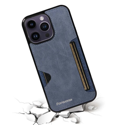 Retro Card Holder Phone Case for iPhone 17 16 15 14 13 12 11 Pro Max 16E Mini XS XR SE 7 8 Plus Busines Wallet PU Leather Cover