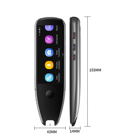X5Pro Smart Voice Scan Translator Pen Real-Time Multi Language Translation Dictionary Pen Offline/WIFI/Mobile Hotspot Method