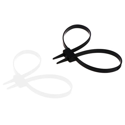 1Pc Plastic Police Handcuffs Double Flex Cuff Handcuffs Zip Tie Nylon Cable Ties