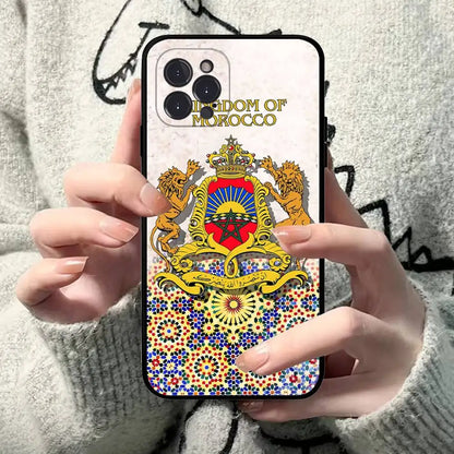 Maroc M-Morocco Flag For IPhone 17 16 15 14 13 12 11 Pro Max 13 17Air Shockproof Soft Phone Cases Coque