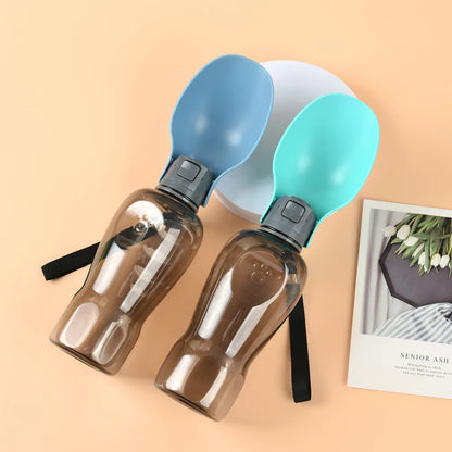 800ml Dog Portable Water Bottle for Small Large Dogs Cats High Capacity Outdoor Travel Drinking Foldable Bowls Labardor Supplies