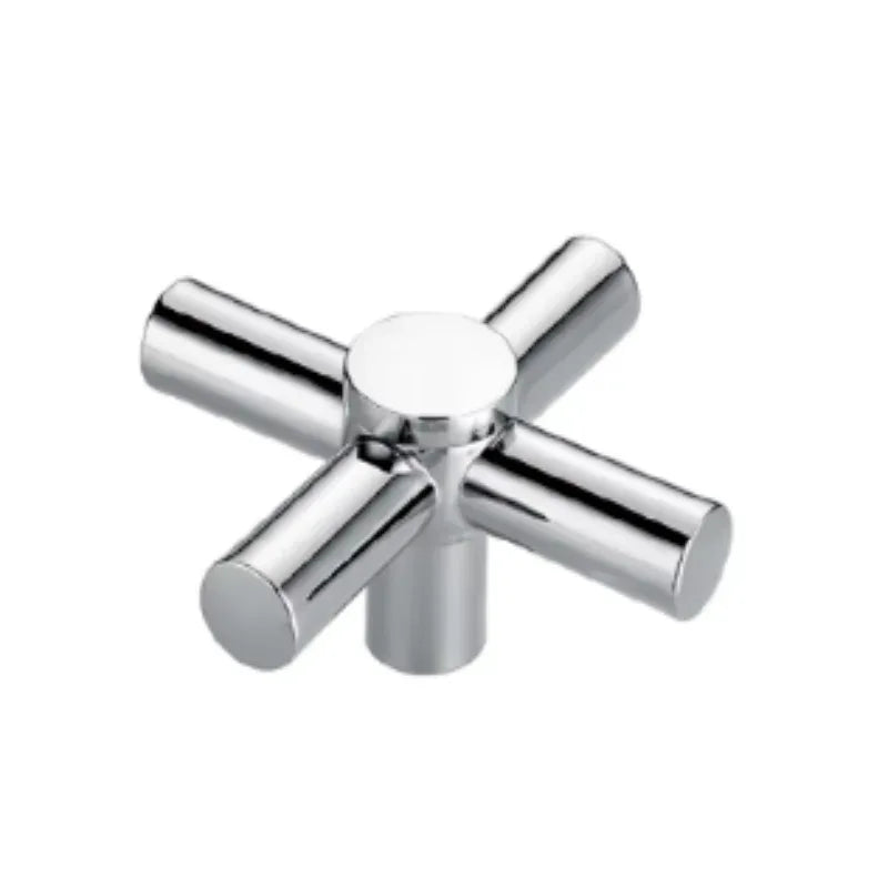 Cross Faucet Handle Knob Zinc Alloy Handwheel Universal Hot Cold Sink Taps Switch For Kitchen Bathroom Tap Replacement Parts