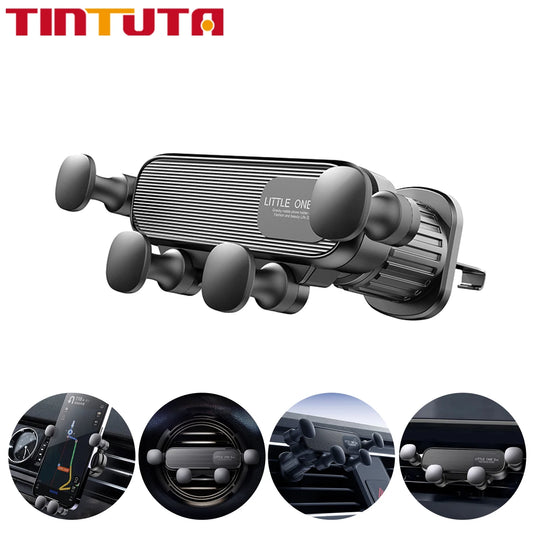 Gravity Car Phone Holder Car Air Vent Phone Holder for 4.7-6.9inch Smartphone Car Interior Stand Supports for Huawei iPhone