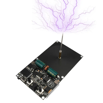 100-240V 50-60Hz Small Bluetooth Music Tesla Coil Arc Plasma Loudspeaker Man-made Lightning For Scientific Experiment