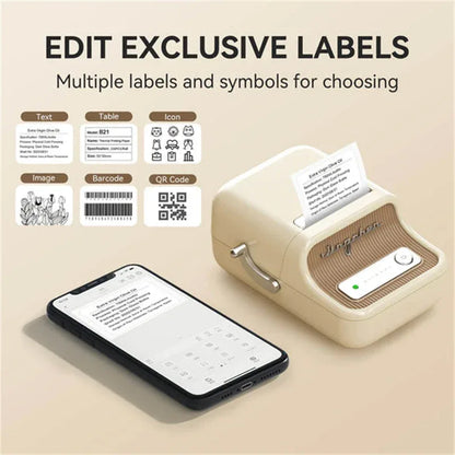 Niimbot B21 B1 Mini Portable Thermal Label Printer Office Supplies Adhesive Sticker Printers Maker Without Ink For Phone