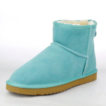 UVWP New Fashion Australia Classic Men Snow Boots Top Quality Genuine Leather Ankle Boots Warm Winter Boots Mens Shoes