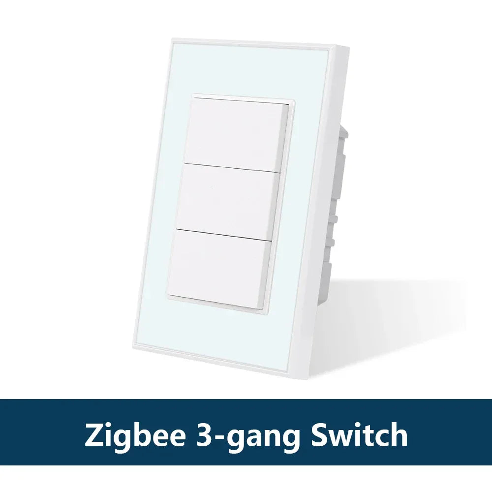 Zemismart Zigbee Interrupter 1 2 3 4 6 Gangs Light Switch Brazilian Wall switches Work with Tuya Smart Life Alexa Google Home