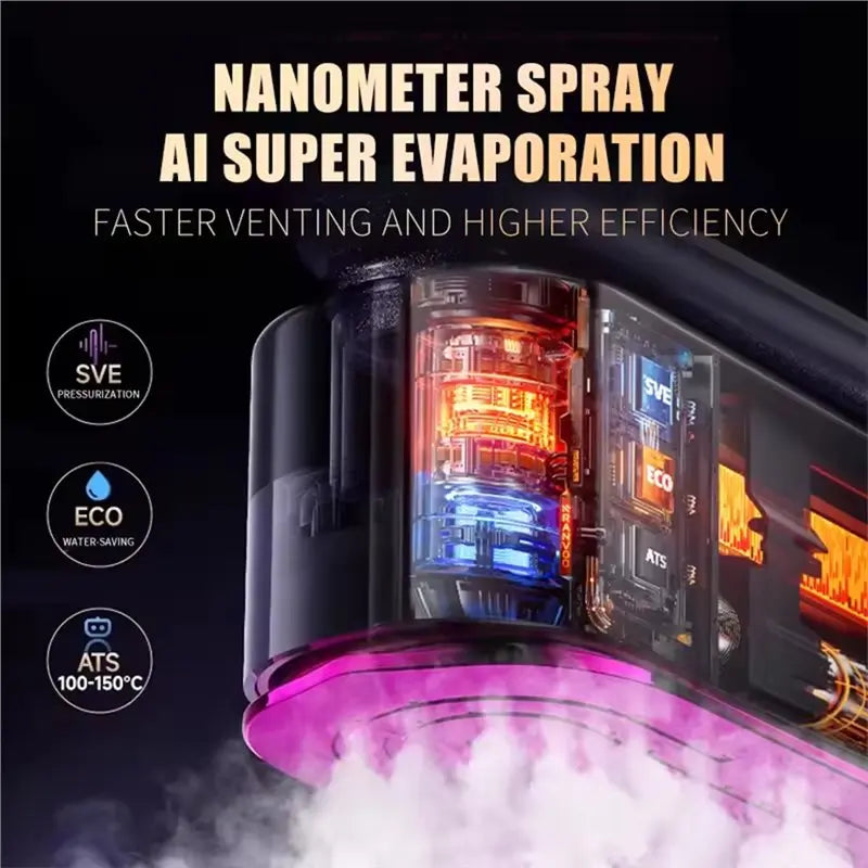 A74G-Garment Steamer EU Plug Handheld Steam Iron Portable Mini For Clothes Fast Heating Travel Garment Fabric Press Machine