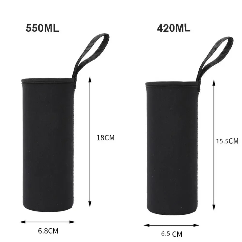 High Quality Portable Water Bottle Cover Anti-fall Neoprene Water Bottle Case Creative Elastic Vacuum Cup Sleeve Outdoor