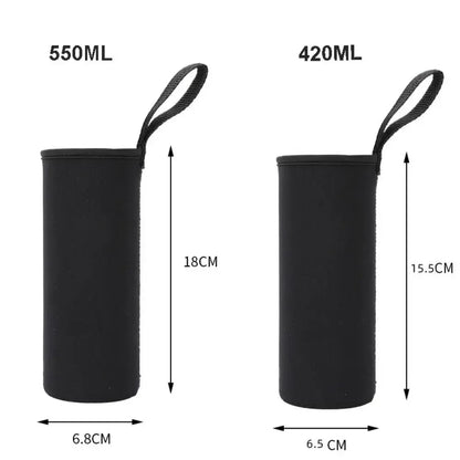 High Quality Portable Water Bottle Cover Anti-fall Neoprene Water Bottle Case Creative Elastic Vacuum Cup Sleeve Outdoor
