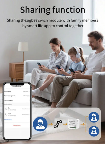 1/2/3 Channels 16A/10A/5A 100-240V Zigbee 3.0 Smart Wireless Switch Smart Home APP Voice Control Work with Alexa Google Home