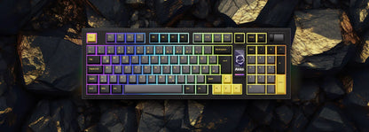 Akko 5098B Wireless Mechanical Gaming Keyboard With 1.47-inch TFT Screen Vertical Knob 97 Keys ISO-DE Layout Hot Swap RGB Gasket