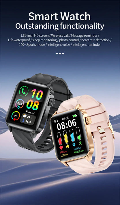 LIGE Smart Watch Sport Fitness Sleep Monitor Fashion Luxury Women's Watch Bluetooth Call Message Clearance Sale Men's Smartwatch