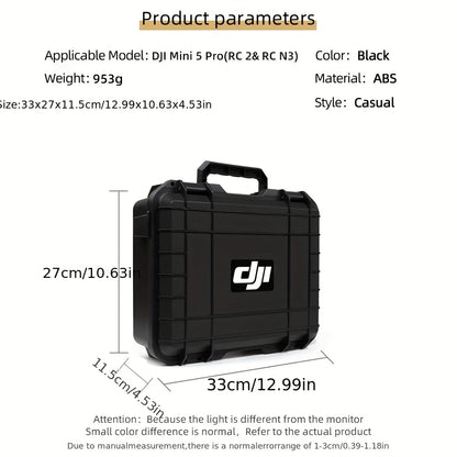 Suitable for DJI 5 Pro Storage Case, 5 Pro Explosion-Proof Case, Portable Hard-Shell Large Capacity Case