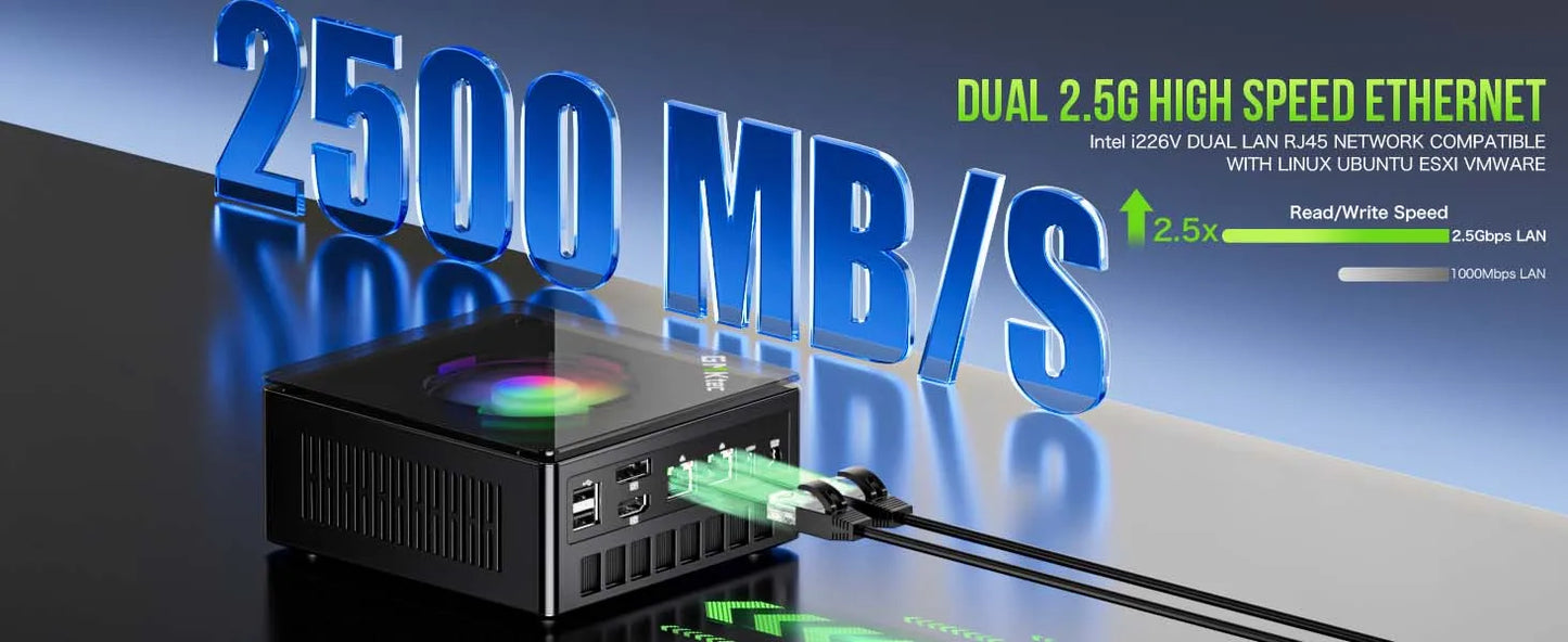 GMKtec Mini PC K11 K8 PLUS M7 AMD Ryzen R9 8945HS R7 8845HS 6850H Windows 11 WiFi6 2*DDR5 USB4.0 2.5G LAN OCulink Gamer Computer